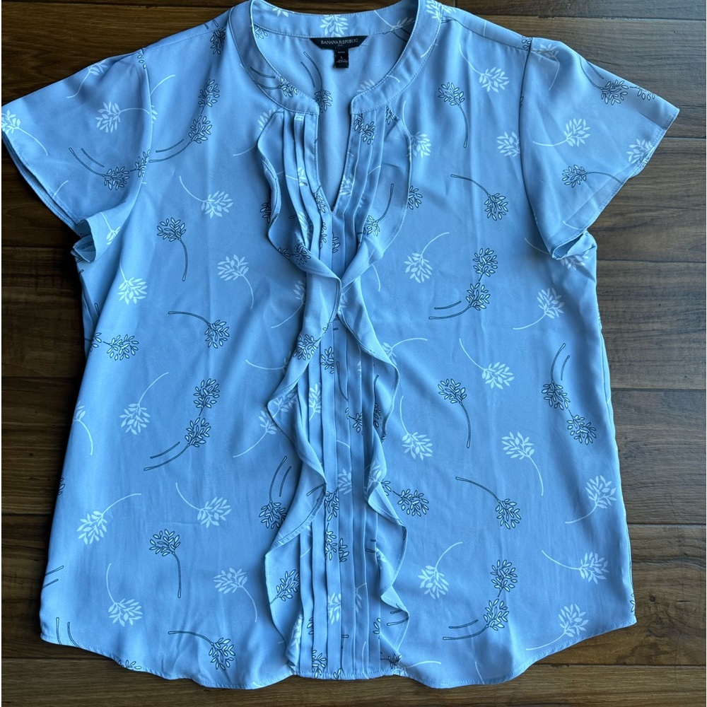 Light blue blouse